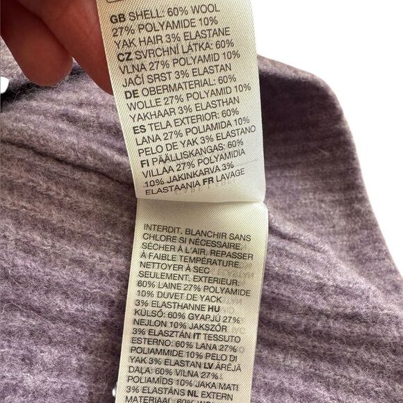 & Other Stories Rib Knit Wrap Cardigan in purple size small NWT - Picture 7 of 11